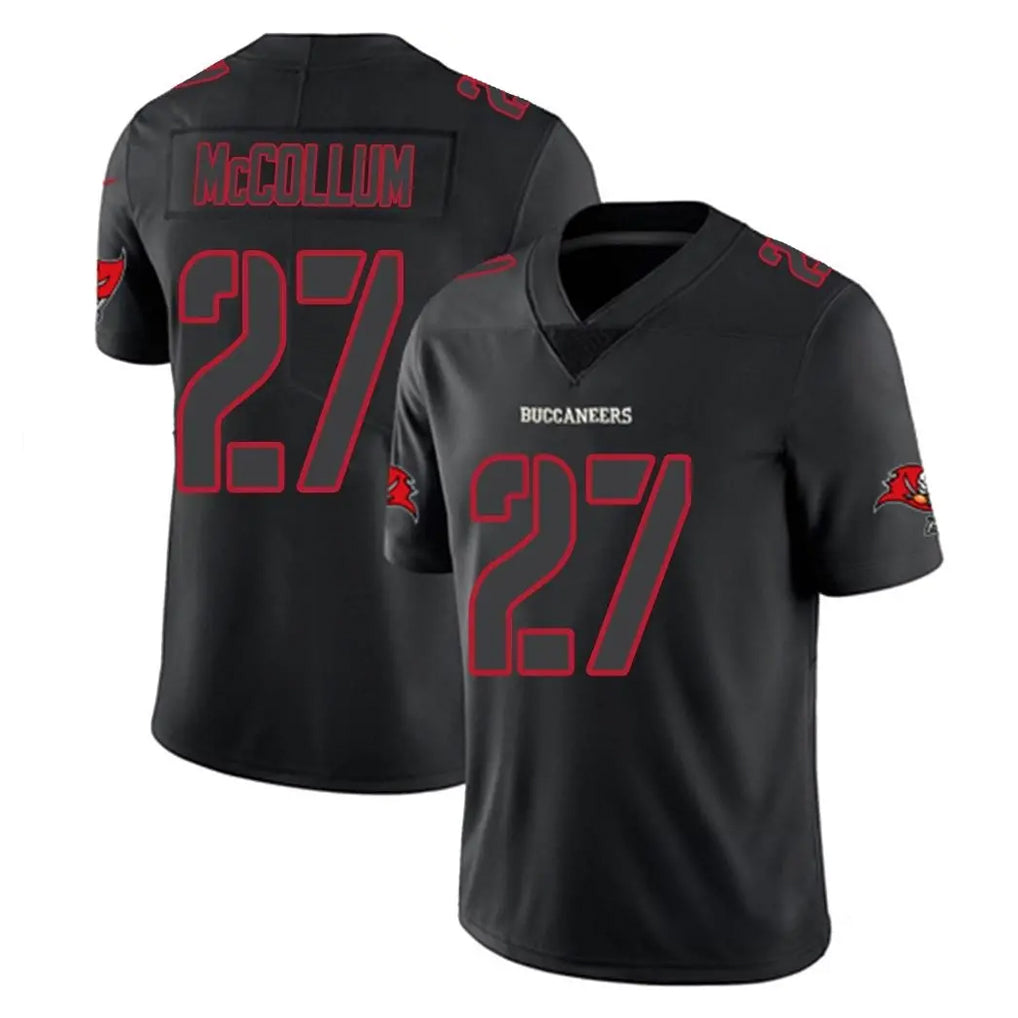 Cooneas TB.Buccaneers #27 Zyon McCollum Player Black Impact Limited Home Game Stitched Jerseys