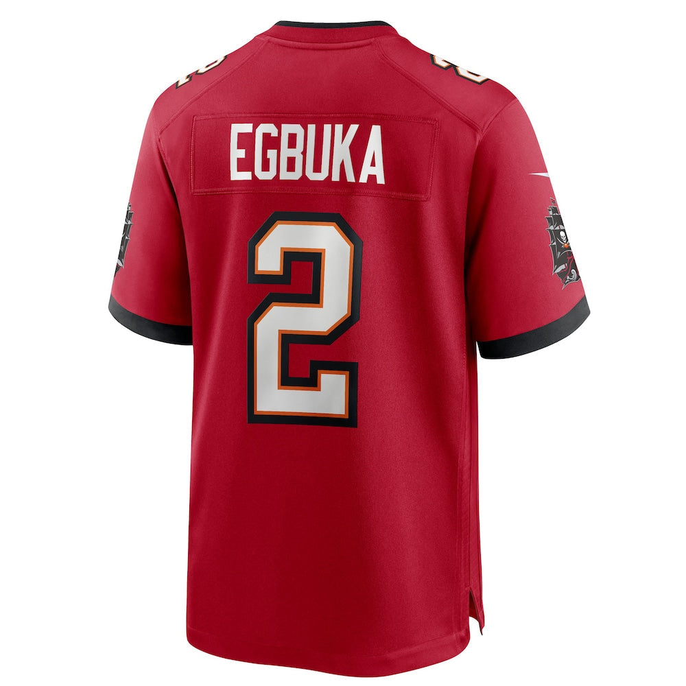 Cooneas TB.Buccaneers #2 Emeka Egbuka Player Red Home Game Stitched Jerseys