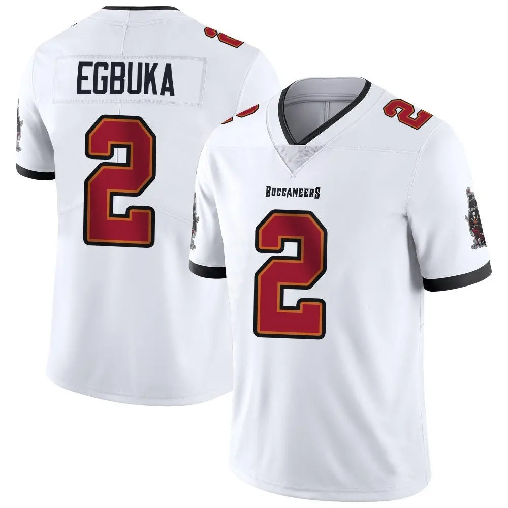 Cooneas TB.Buccaneers #2 Emeka Egbuka Player White Vapor Limited Game Stitched Jerseys