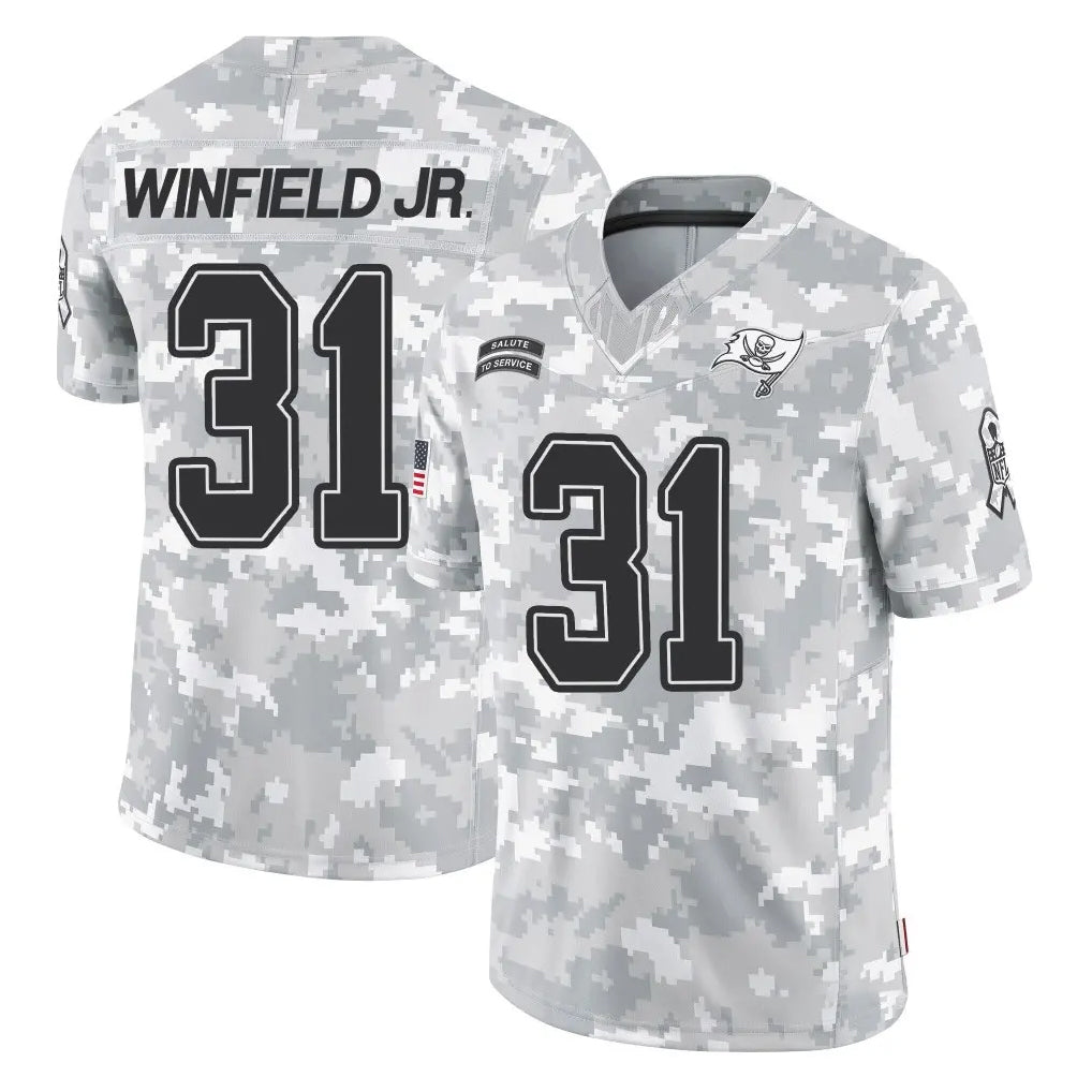Cooneas TB.Buccaneers #31 Antoine Winfield Jr. Player Arctic Camo Limited Salute To Service Home Game Stitched Jerseys