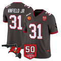 Cooneas TB.Buccaneers #31 Antoine Winfield Jr. Player Pewter Limited 2026 Season Vapor F.U.S.E. Home Game Stitched Jerseys