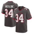 Cooneas TB.Buccaneers #34 Alex Anzalone Player Pewter Alternate Home Game Stitched Jerseys