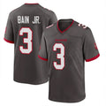 Cooneas TB.Buccaneers #3 Rueben Bain Jr. Player Pewter Alternate Home Game Stitched Jerseys