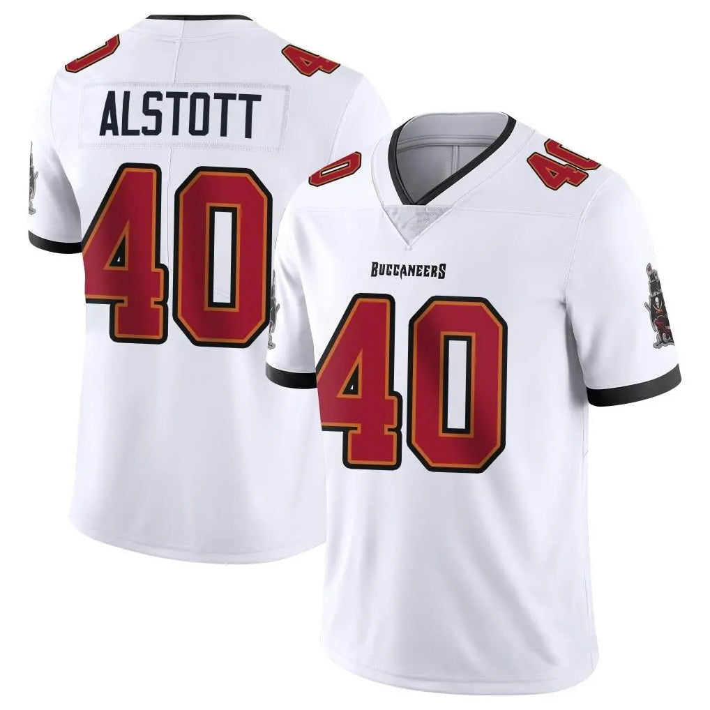 Cooneas TB.Buccaneers #40 Mike Alstott Player Limited White Vapor Untouchable Stitched Jerseys