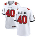 Cooneas TB.Buccaneers #40 Mike Alstott Player White Home Game Stitched Jerseys