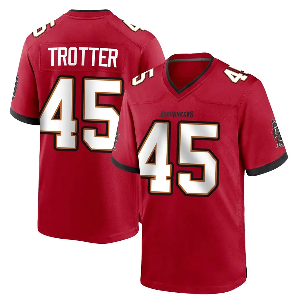 Cooneas TB.Buccaneers #45 Josiah Trotter Player Red Home Game Stitched Jerseys