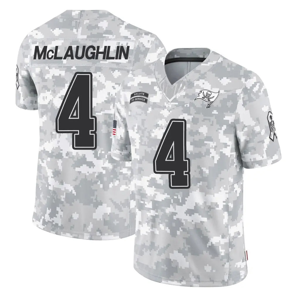 Cooneas TB.Buccaneers #4 Chase McLaughlin Player Arctic Camo Limited Salute To Service Home Game Stitched Jerseys