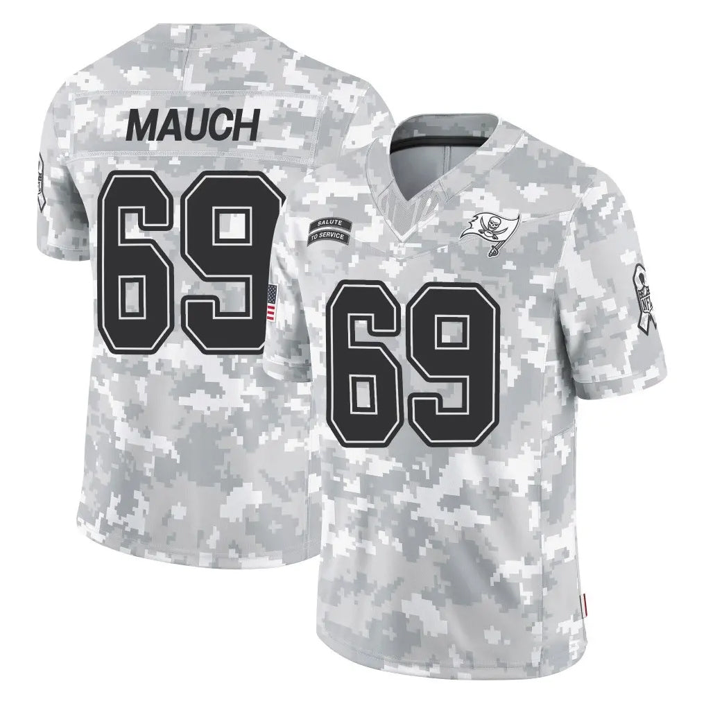 Cooneas TB.Buccaneers #69 Cody Mauch Player Arctic Camo Limited Salute To Service Home Game Stitched Jerseys