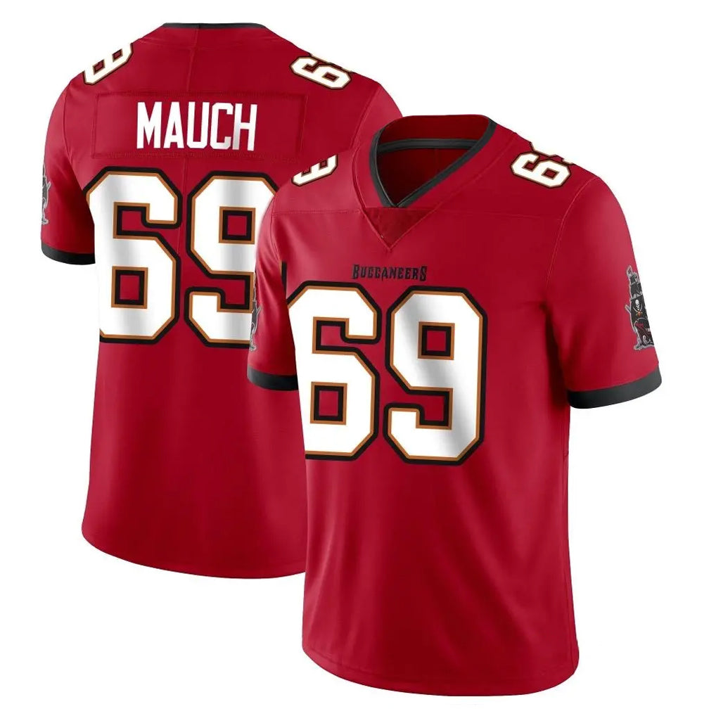 Cooneas TB.Buccaneers #69 Cody Mauch Player Red Limited Vapor Home Game Stitched Jerseys