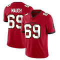 Cooneas TB.Buccaneers #69 Cody Mauch Player Red Limited Vapor Home Game Stitched Jerseys