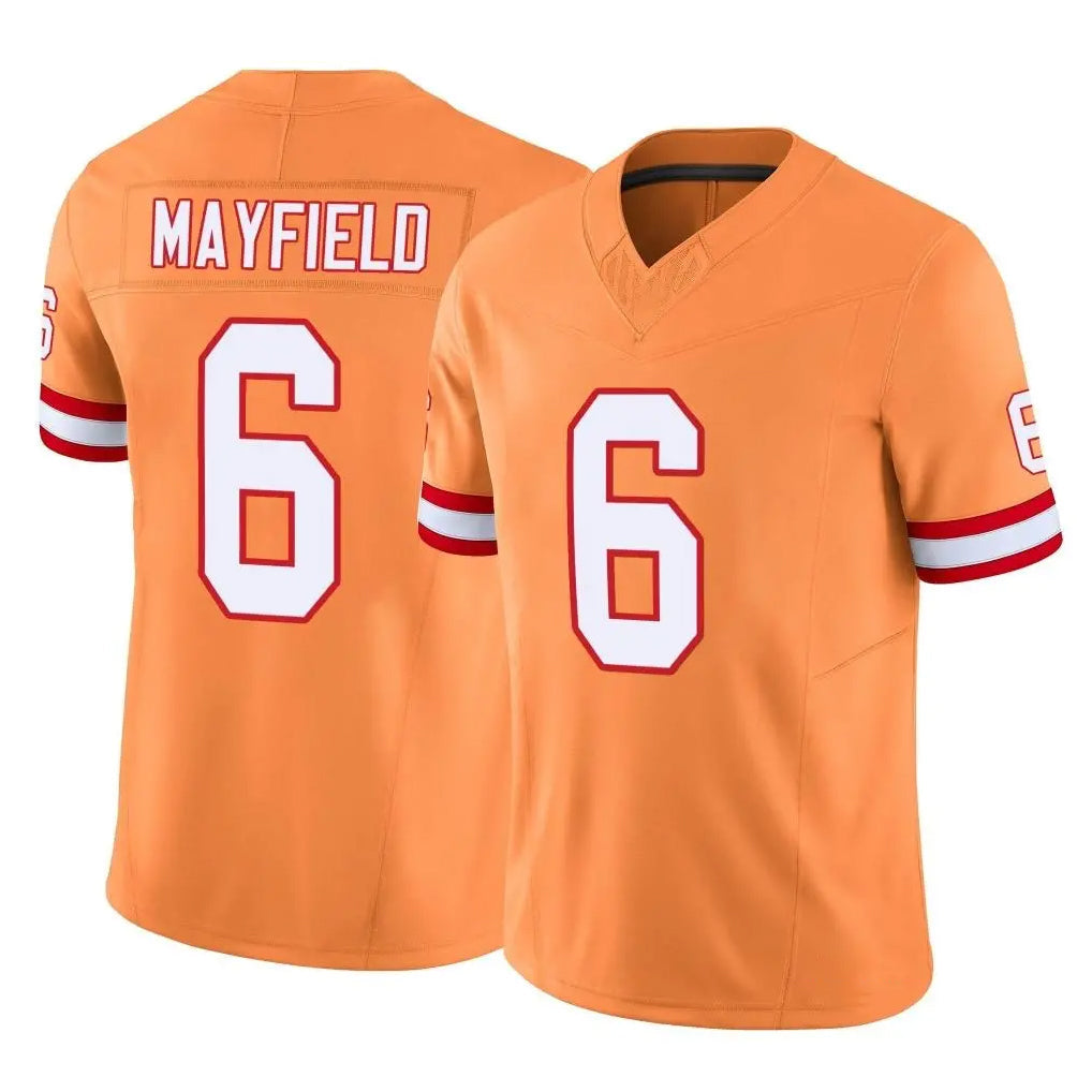 Cooneas TB.Buccaneers #6 Baker Mayfield Player Orange Limited Vapor F.U.S.E. Home Game Stitched Jerseys