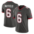 Cooneas TB.Buccaneers #6 Baker Mayfield Player Pewter Limited Alternate Vapor Home Game Stitched Jerseys