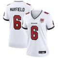 Cooneas TB.Buccaneers #6 Baker Mayfield Player White 50th Anniversary Game Stitched Jerseys