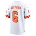 Cooneas TB.Buccaneers #6 Baker Mayfield Player White Home Game Stitched Jerseys