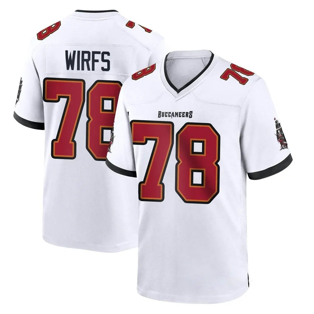 Cooneas TB.Buccaneers #78 Tristan Wirfs Player White Home Game Stitched Jerseys