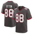 Cooneas TB.Buccaneers #88 Cade Otton Player Pewter Alternate Home Game Stitched Jerseys