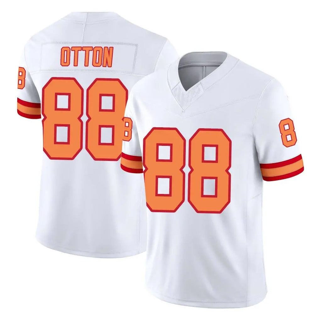 Cooneas TB.Buccaneers #88 Cade Otton Player White Limited '76 Vapor F.U.S.E. Home Game Stitched Jerseys