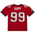 Cooneas TB.Buccaneers #99 Warren Sapp Mitchell & Ness Red 2002 Legacy Replica Jersey Stitched Puhic Game Jerseys