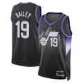 Cooneas U.Jazz #19 Ace Bailey Black Swingman Player Jerseys - Statement Edition