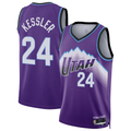 Cooneas U.Jazz #24 Walker Kessler Purple Swingman Jerseys- Icon Edition