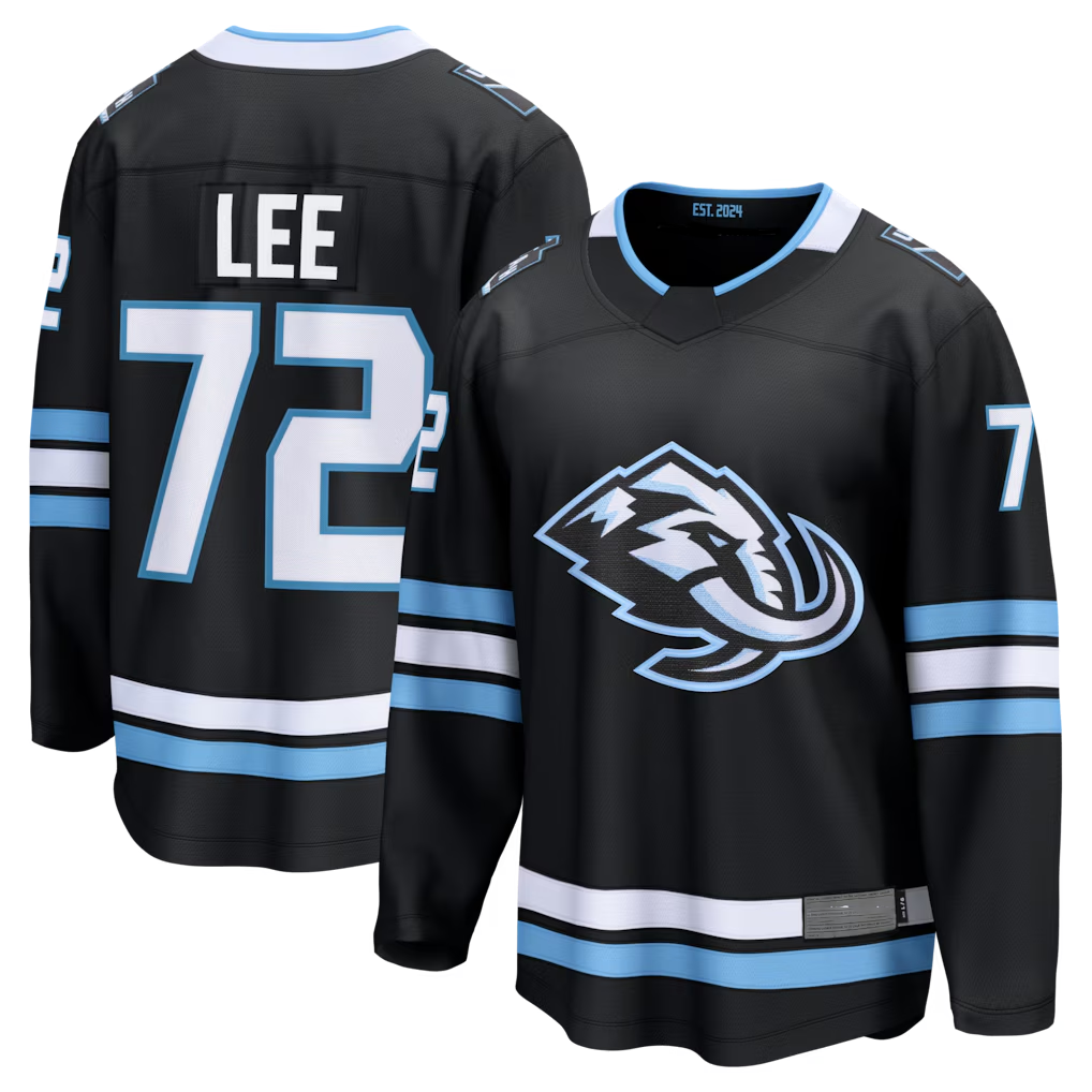 Cooneas U.Mammoth #72 Anders Lee Black Home Breakaway Jerseys