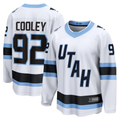 Cooneas U.Mammoth #92 Logan Cooley White Away Breakaway Player Jerseys
