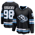 Cooneas U.Mammoth #98 Mikhail Sergachev Black Home Breakaway Player Jerseys
