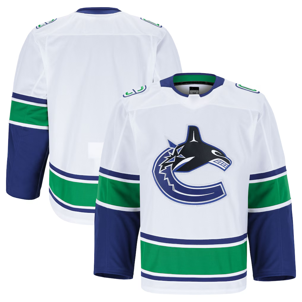 Cooneas V.Canucks White Away Authentic Pro Jerseys