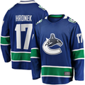 Cooneas V.Canucks #17 Filip Hronek Blue Home Breakaway Jerseys