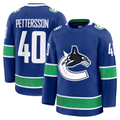 Cooneas V.Canucks #40 Elias Pettersson Blue Home Premium Jerseys