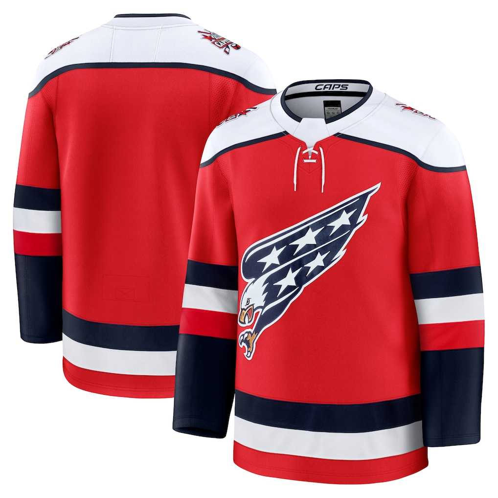 Cooneas W.Capitals Red Alternate Premium Jerseys