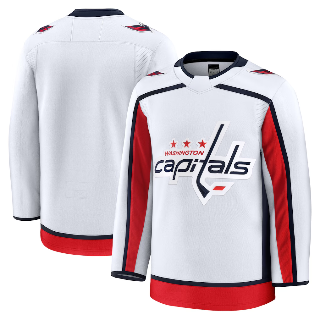 Cooneas W.Capitals White Away Premium Jerseys
