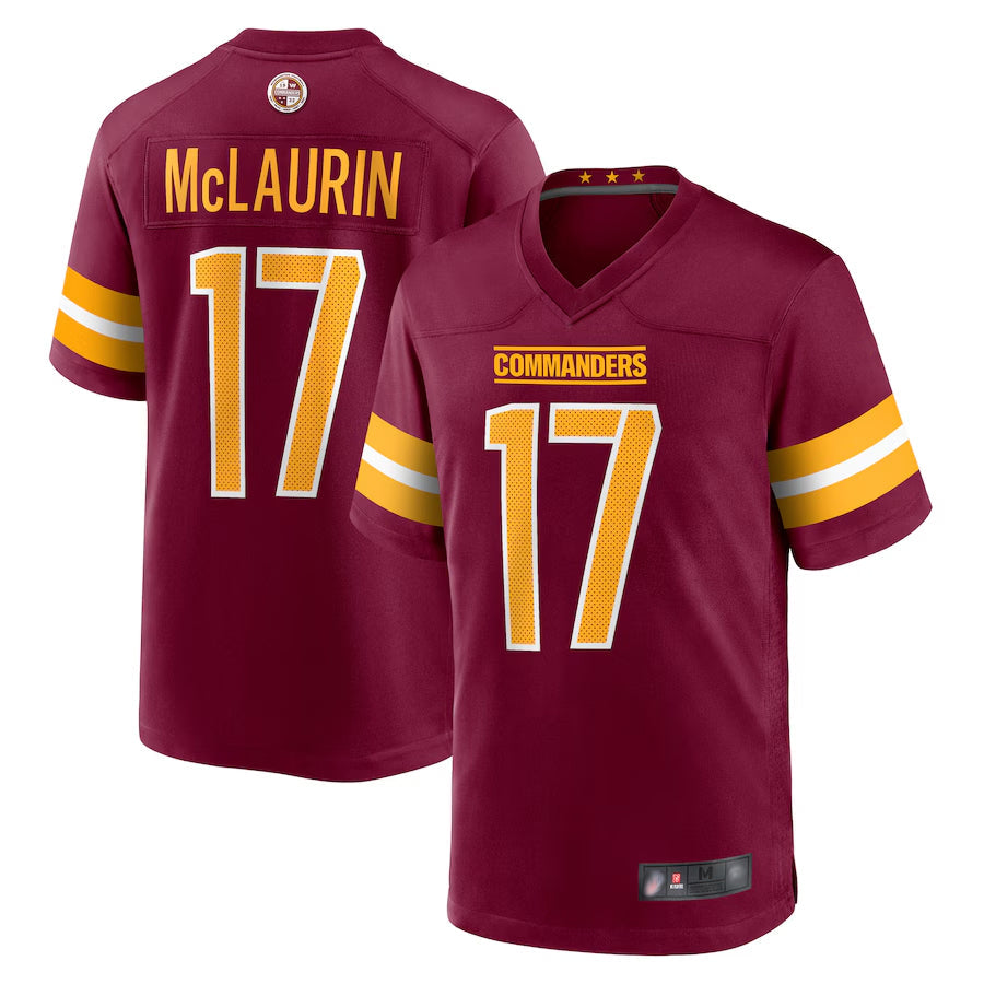 Cooneas W.Commanders Home Game Jerseys - Burgundy - #17 Terry McLaurin Player Stitched Jerseys