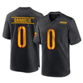 Cooneas W.Commanders #0 Mike Sainristil Player Black Home Game Stitched Jerseys