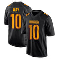 Cooneas W.Commanders #10 Tress Way Player Black Carbon Fashion Home Game Stitched Jerseys