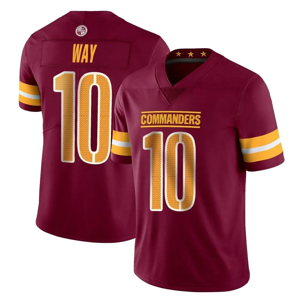 Cooneas W.Commanders #10 Tress Way Player Burgundy Limited Vapor Home Game Stitched Jerseys