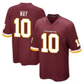 Cooneas W.Commanders #10 Tress Way Player Burgundy Team Color Home Game Stitched Jerseys