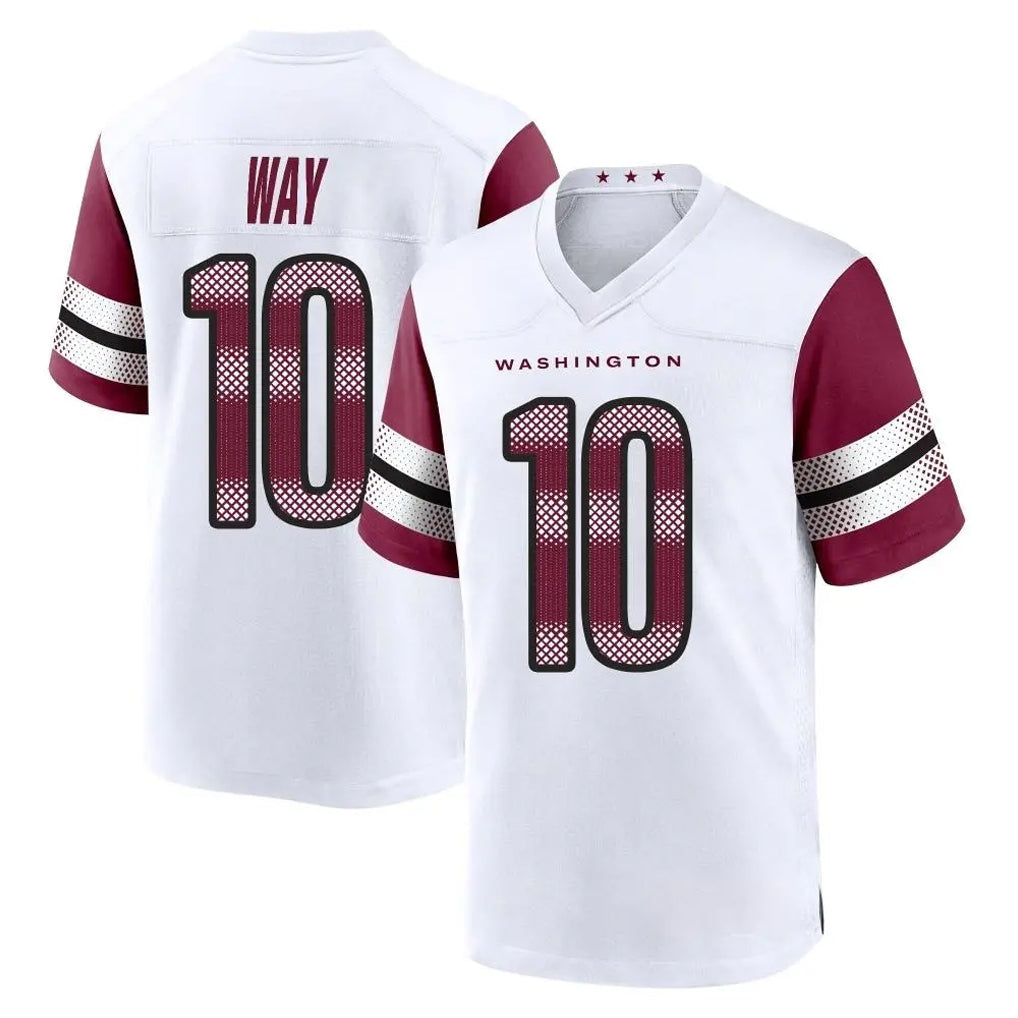 Cooneas W.Commanders #10 Tress Way Player White Game Home Stitched Jerseys