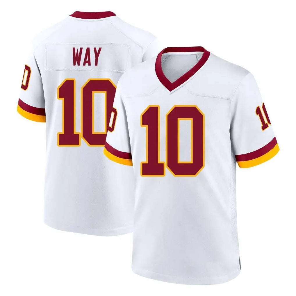 Cooneas W.Commanders #10 Tress Way Player White Home Game Stitched Jerseys