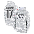 Cooneas W.Commanders #17 Terry Mclaurin Player Arctic Camo Limited Salute to Service Pullover Hoodies Game Stitched Jerseys