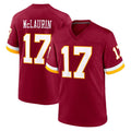 Cooneas W.Commanders #17 Terry Mclaurin Player Burgundy Game Home Stitched Jerseys