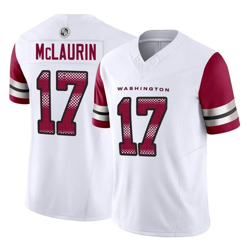 Cooneas W.Commanders #17 Terry Mclaurin Player White Vapor F.U.S.E. Limited Home Game Stitched Jerseys
