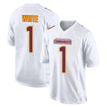 Cooneas W.Commanders #1 Rachaad White Player White Tundra Fashion Home Game Stitched Jerseys