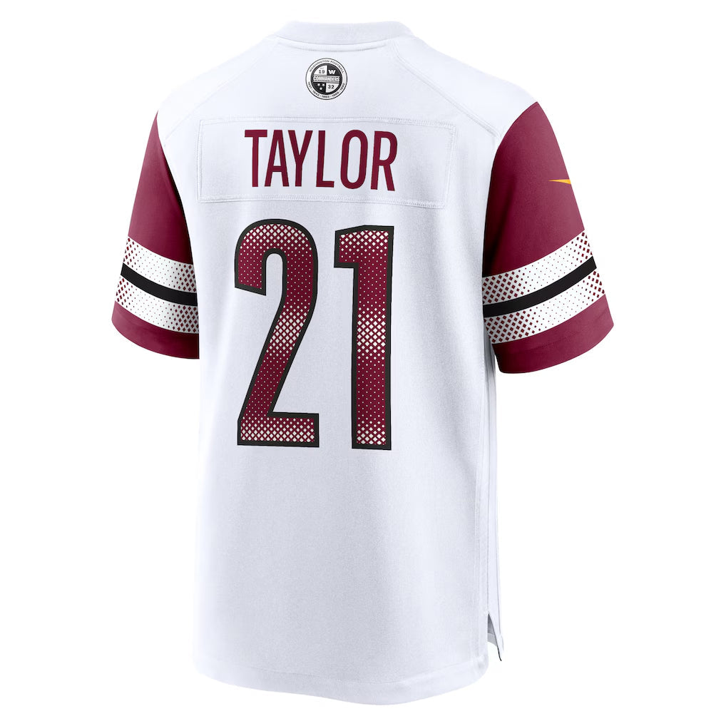 Cooneas W.Commanders #21 Sean Taylor Player White Home Game Stitched Jerseys