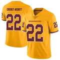 Cooneas W.Commanders #22 Jacory Croskey-Merritt Player Gold Vapor Limited Stitched Jerseys