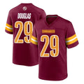 Cooneas W.Commanders #29 Rasul Douglas Player Burgundy Home Game Stitched Jerseys
