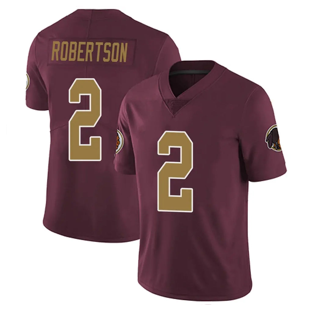Cooneas W.Commanders #2 Amik Robertson Player Burgundy Alternate Vapor Untouchable Home Game Stitched Jerseys
