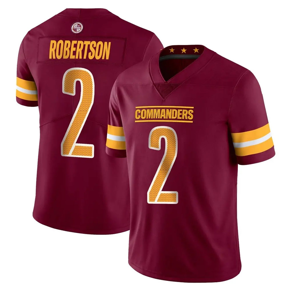 Cooneas W.Commanders #2 Amik Robertson Player Burgundy Limited Vapor Home Game Stitched Jerseys