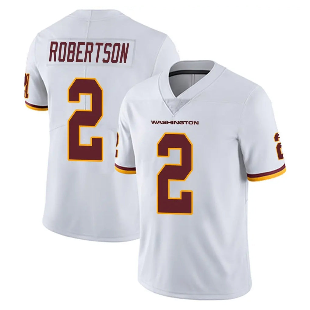 Cooneas W.Commanders #2 Amik Robertson Player White Limited Vapor Untouchable Home Game Stitched Jerseys