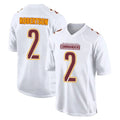 Cooneas W.Commanders #2 Amik Robertson Player White Tundra Fashion Home Game Stitched Jerseys
